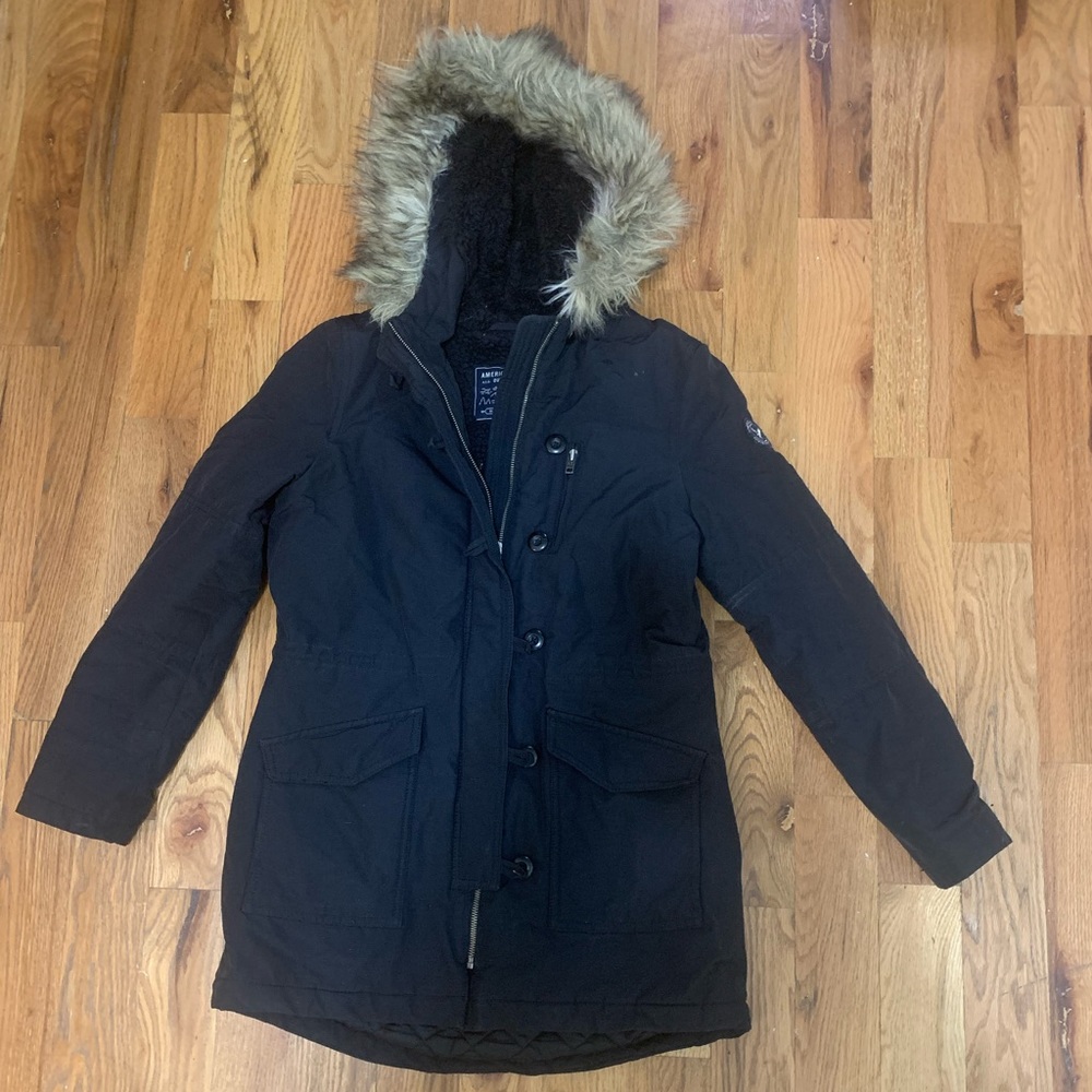 Black American Eagle winter jacket